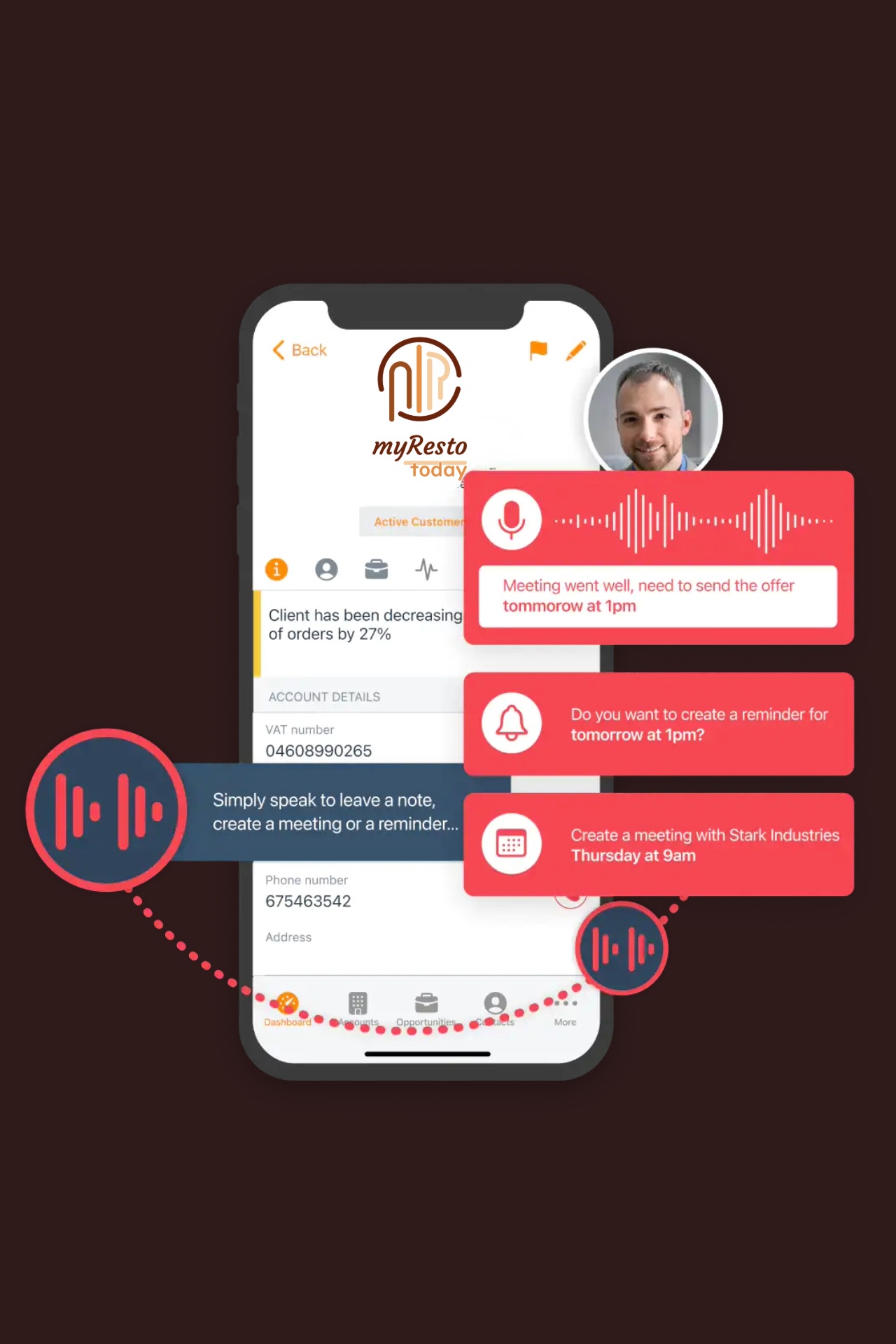CRM integration dashboard
